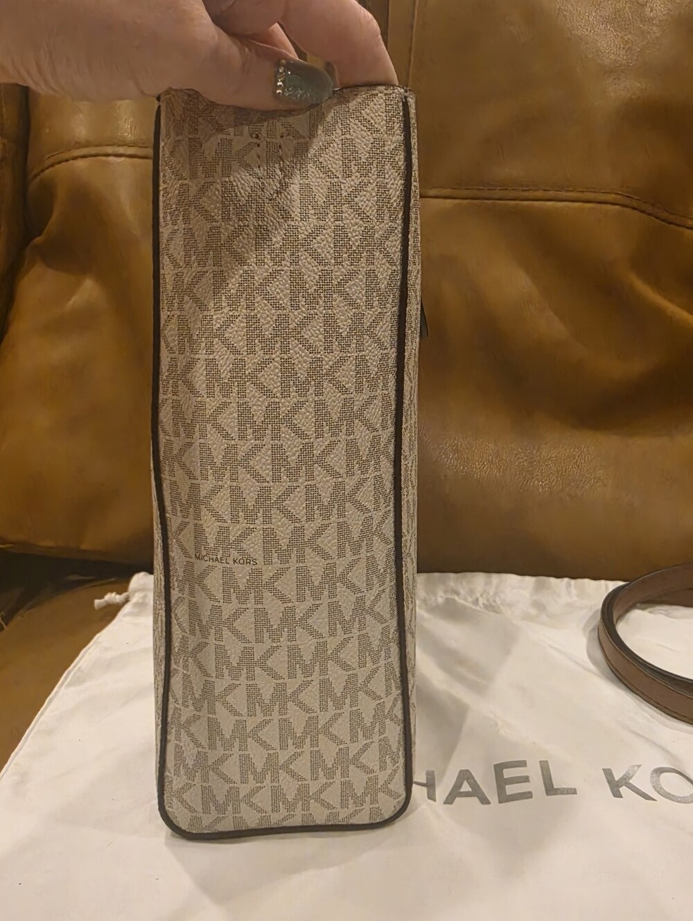 MICHAEL KORS~Vincent Signature Logo Tote Bag With Card Case, NWOT - Picture 7 of 16
